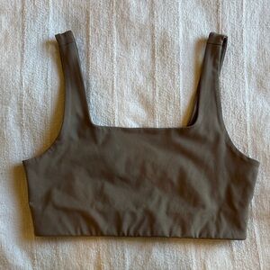 Girlfriend Collective Square Neck Crop Top